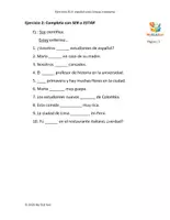 Vorschau - Arbeitsblätter - Materialpaket PRESENTE de indicativo + SER / ESTAR (A1.2) - Seite 2
