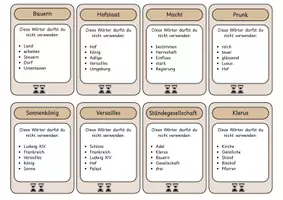 Vorschau - Spiele - Wortjäger Absolutismus – 31 Begriffskarten zur spielerischen Wiederholung - Seite 3