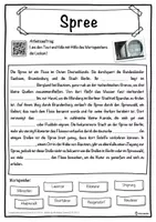 Vorschau - Unterrichtsreihen - Spree Lückentext mit Wortspeicher Hörverstehen und Suchsel - Seite 1
