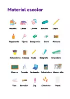 Vista previa - Refuerzo / NEE / Materiales de apoyo - Español para extranjeros, aprendizaje básico - página 1