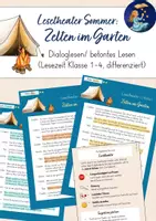 Vorschau - Stundenentwürfe - Bundle: Lesetheater Sommer - 4 Rollenspiele zum Dialoglesen - Seite 1