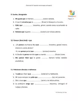 Vorschau - Arbeitsblätter - SUBJUNTIVO presente ¿En qué casos se usa? (B1) - Seite 3