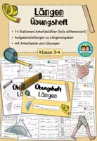 Vorschau - Arbeitsblätter - Längen - Übungsheft (Klasse 3-4) - Deckblatt