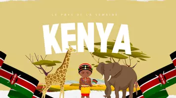 Aperçu - Préparation de séance / Séance complète - Diaporama de présentation du Kenya, Afrique - Page de couverture
