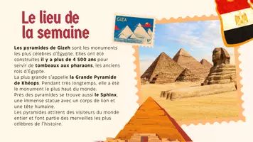 Aperçu - Préparation de séance / Séance complète - Diaporama de présentation de l'Egypte, Afrique - Page 2