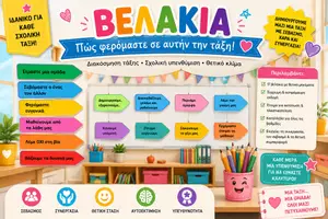 Προεπισκόπηση - Αφίσες - 🌟 Στην Τάξη μας...Σετ με φράσεις-κανόνες - Εξώφυλλο