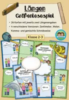 Vorschau - Spiele - Längen Lesespiel - vier Versionen (Klasse 2-3) - Deckblatt