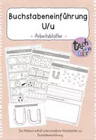 Vorschau - Arbeitsblätter - Buchstabeneinführung Uu - Arbeitsblätter - Deckblatt