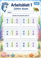 Vorschau - Arbeitsblätter - Zahlenraum bis 1000 | Mathematik Klasse 3 | 6 Arbeitsblätter als PDF - Seite 1
