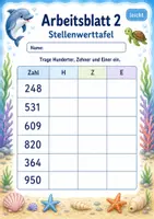 Vorschau - Arbeitsblätter - Zahlenraum bis 1000 | Mathematik Klasse 3 | 6 Arbeitsblätter als PDF - Seite 2