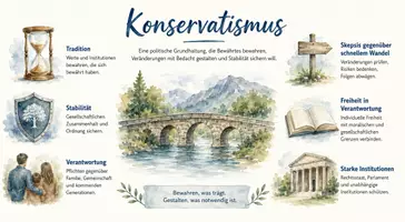Vorschau - Arbeitsblätter - Arbeitsblatt "Konservativismus" + Onlineübung & MP3 + Infografik - Seite 2