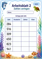Vorschau - Arbeitsblätter - Zahlen bis 1000 | Mathematik Klasse 3 | 6 Arbeitsblätter als PDF - Seite 2