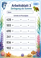 Vorschau - Arbeitsblätter - Zahlen bis 1000 | Mathematik Klasse 3 | 6 Arbeitsblätter als PDF - Seite 3
