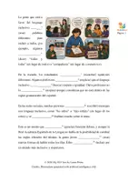Vorschau - Arbeitsblätter - PRESENTE de indicativo - Texto: Lenguaje inclusivo (A1) - Seite 1