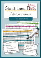 Vorschau - Arbeitsblätter - Stadt Land Schule - ein Spiel für die ganze Klasse - Deckblatt