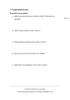 Vorschau - Arbeitsblätter - PRESENTE Indicativo - Verb. reg. - Lesetext: sozialer Medien (A1.2) - Seite 2