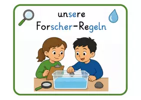 Vorschau - Poster - Forscher-Regeln Schwimmen und sinken - Deckblatt