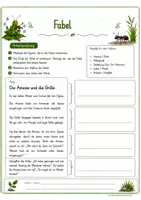 Vorschau - Stundenentwürfe - Fabel kreativ schreiben | 5 kreative Schreibaufgaben | Arbeitsblätter Deutsch Ameise und die Grille - Seite 2