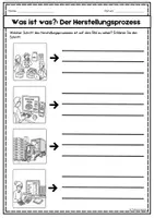 Vorschau - Arbeitsblätter - Der Herstellungsprozess/ DaZ & DaF/ A1-A2 - Seite 3