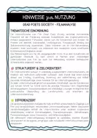 Vorschau - Stundenentwürfe - Dead Poets Society - Der Film - komplette Unterrichtseinheit - Seite 1