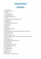 Vorschau - Unterrichtsreihen - Freischwimmen | Unterrichtsmaterial | Deutsch | | Materialpaket Klasse 6-9 | mit Lösungen - Seite 3