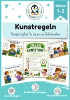Vorschau - Unterrichtsreihen - Kunstregeln Klasse 1 – Komplettpaket für die ersten Schulwochen im Anfangsunterricht Grundschule - Deckblatt