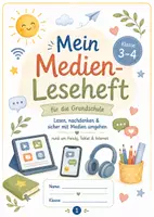 Vorschau - Arbeitsblätter - Medien & ich – Leseheft für die Grundschule | Leseförderung & Medienbildung, Internet, Tablet & Smartphone - Deckblatt