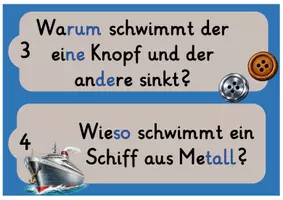 Vorschau - Unterrichtsreihen - Reihentransparenz Schwimmen und sinken Sachunterricht - Seite 2