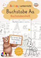 Vorschau - Arbeitsblätter - Anfangsunterricht: Buchstabeneinführung Aa - Buchstabenheft (Klasse 1) - Deckblatt