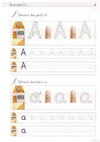 Vorschau - Arbeitsblätter - Anfangsunterricht: Buchstabeneinführung Aa - Buchstabenheft (Klasse 1) - Seite 3