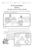 Vorschau - Arbeitsblätter - Verkehrserziehung – Mein sicherer Schulweg (3./4. Klasse) - Seite 2