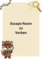 Vorschau - Arbeitsblätter - Escape Room zu Verben - Seite 1