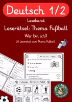 Vorschau - Arbeitsblätter - Materialpaket Leseband Fußball für Klasse 1 und 2 - Seite 1