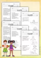 Vorschau - Stundenentwürfe - Lesen & Malen im Sommer (8 Arbeitsblätter, 3-fach differenziert, Klasse 1–3, mit Lesestrategien & Detektivkarten, Leseverständnis, lesen und verstehen) - Seite 3