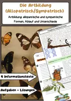 Vorschau - Arbeitsblätter - Evolutionsfaktoren Materialpaket: Mutation, Rekombination, Selektion & sexuelle Selektion - Seite 1