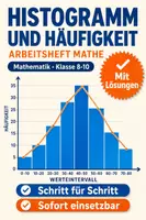 Vorschau - Arbeitsblätter - Histogramm und Häufigkeit – Arbeitsheft Mathe - Deckblatt
