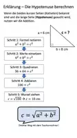 Vorschau - Arbeitsblätter - Satz des Pythagoras Sachaufgaben Arbeitsheft PLUS Lernposter - Seite 3