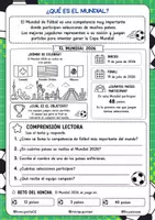 Vista previa - Hojas de trabajo - Desafíos Cognitivos en el Mundial (30 actividades) - página 2