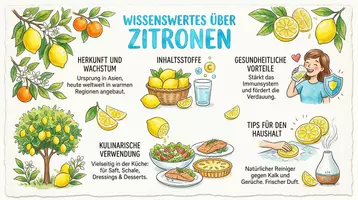Vorschau - Arbeitsblätter - Arbeitsblatt "Zitrone" + Onlineübung & MP3 + Infografik - Seite 1