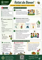 Vorschau - Arbeitsblätter - EcoQuest Missionsbox - Rettet die Bienen - Deckblatt
