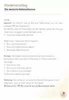 Vorschau - Stundenentwürfe - Die deutsche Nationalhymne - komplette Unterrichtsstunde - Seite 3