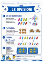 anteprima - Esercizi - Divisioni senza resto classe seconda - Pagina 1