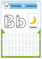 Vorschau - Arbeitsblätter - Momos Buchstaben nachspuren A-Z - Seite 3
