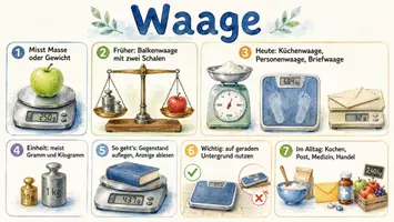 Vorschau - Arbeitsblätter - Arbeitsblatt "Waage" + Onlineübung & MP3 + Infografik - Seite 2