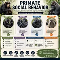 Vorschau - Unterrichtsreihen - Primate Social Behavior Unit | High School Biology | Evolution, Behavior, Ecology & Animal Behavior - Deckblatt