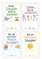 Vorschau - Mal- und Bastelvorlagen - Willkommensgeschenke zum Schulstart | Karten zum Bekleben | Schuljahresstart, Willkommen zurück & Erster Schultag Grüße - Seite 2