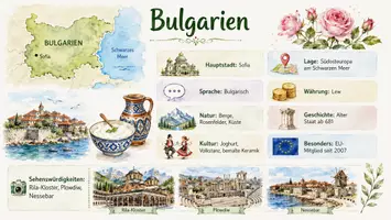 Vorschau - Arbeitsblätter - Lernposter + Arbeitsblatt zum Thema "Bulgarien" + Onlineübung & MP3 + Infografik - Seite 3