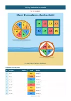 Vorschau - Arbeitsblätter - Mathe-Rechenbilder für die Volksschule – Rechnen, Ausmalen & Festigen - Seite 3