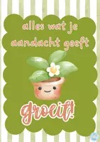Voorbeeld - Gratis poster: Alles wat je aandacht geeft... - Voorblad