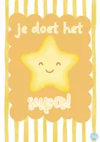 Voorbeeld - Gratis poster: je doet het super! - Voorblad
